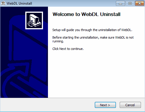 Uninstallation process